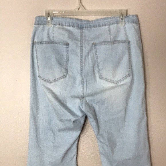 Buddy love MOONSHINE HIGH-WAISTED FLARED JEANS - LIGHT WASH size 30 - Picture 12 of 16